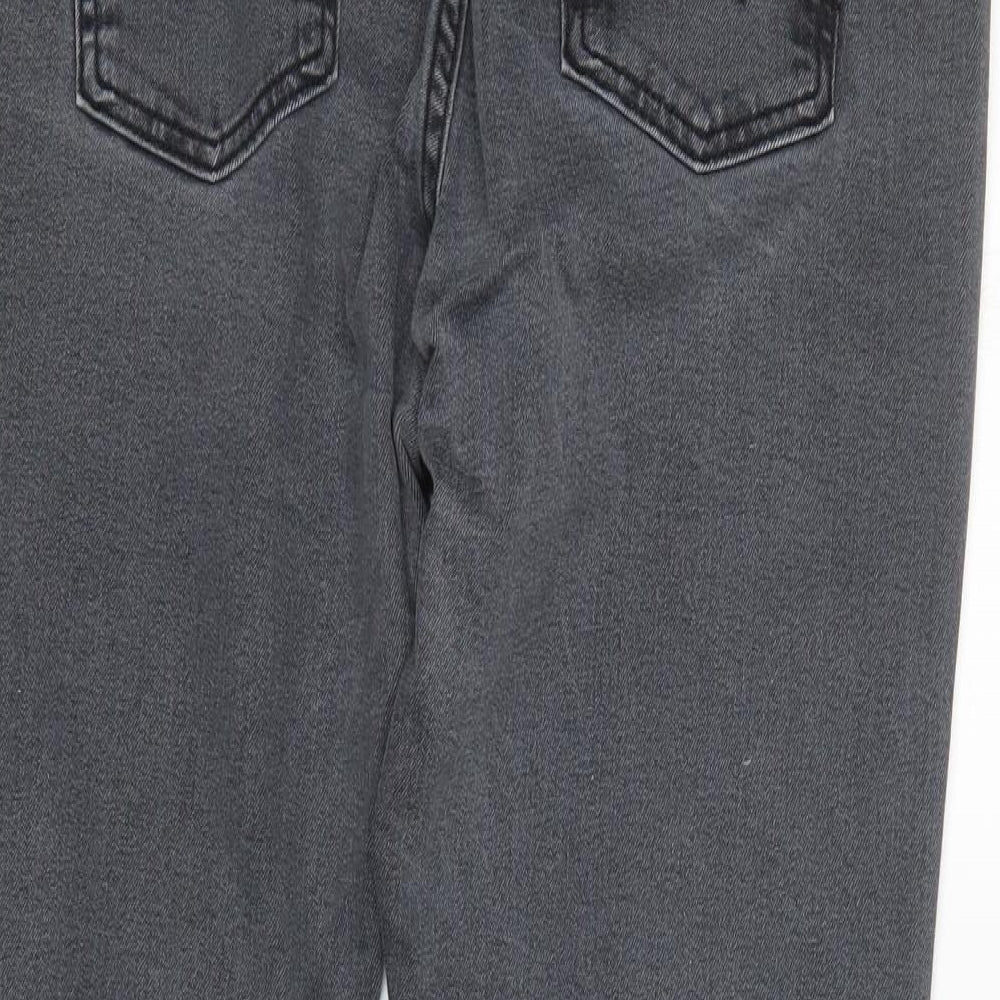 M&S Womens Grey  Denim Skinny Jeans Size 14 L27 in