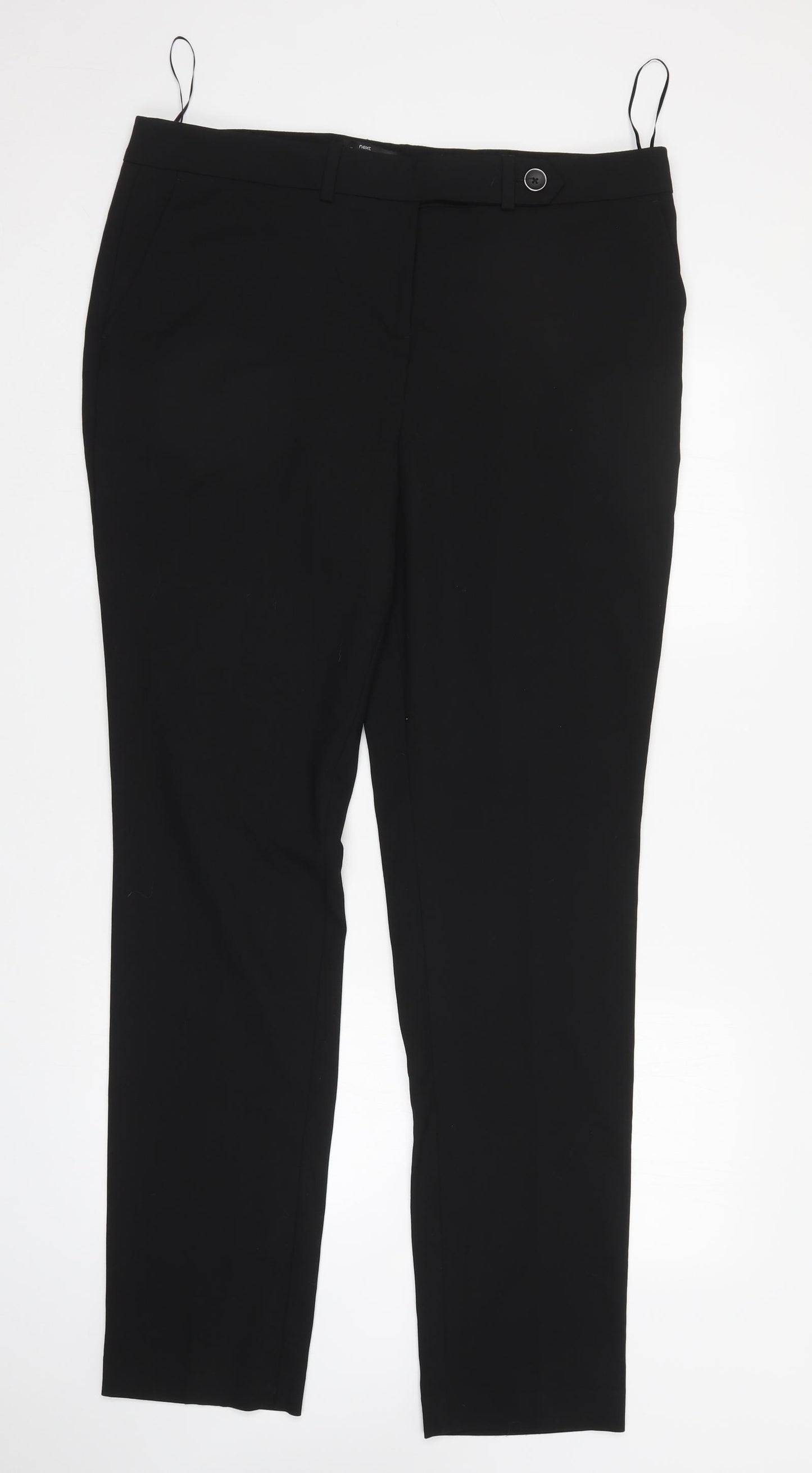 NEXT Womens Black   Trousers  Size 16 L34 in