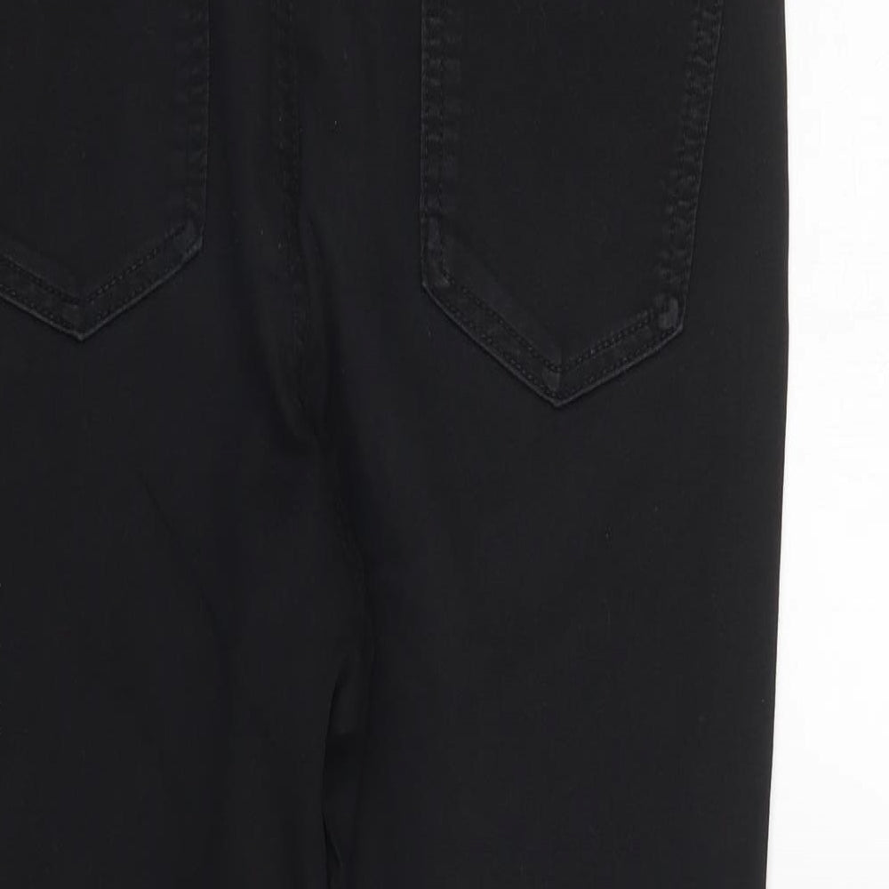 Preworn Womens Black  Denim Cropped Jeans  L22 in
