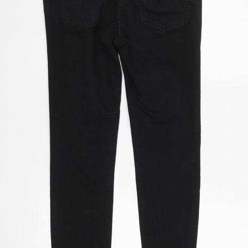 NEXT Womens Black  Denim Skinny Jeans Size 12 L29 in