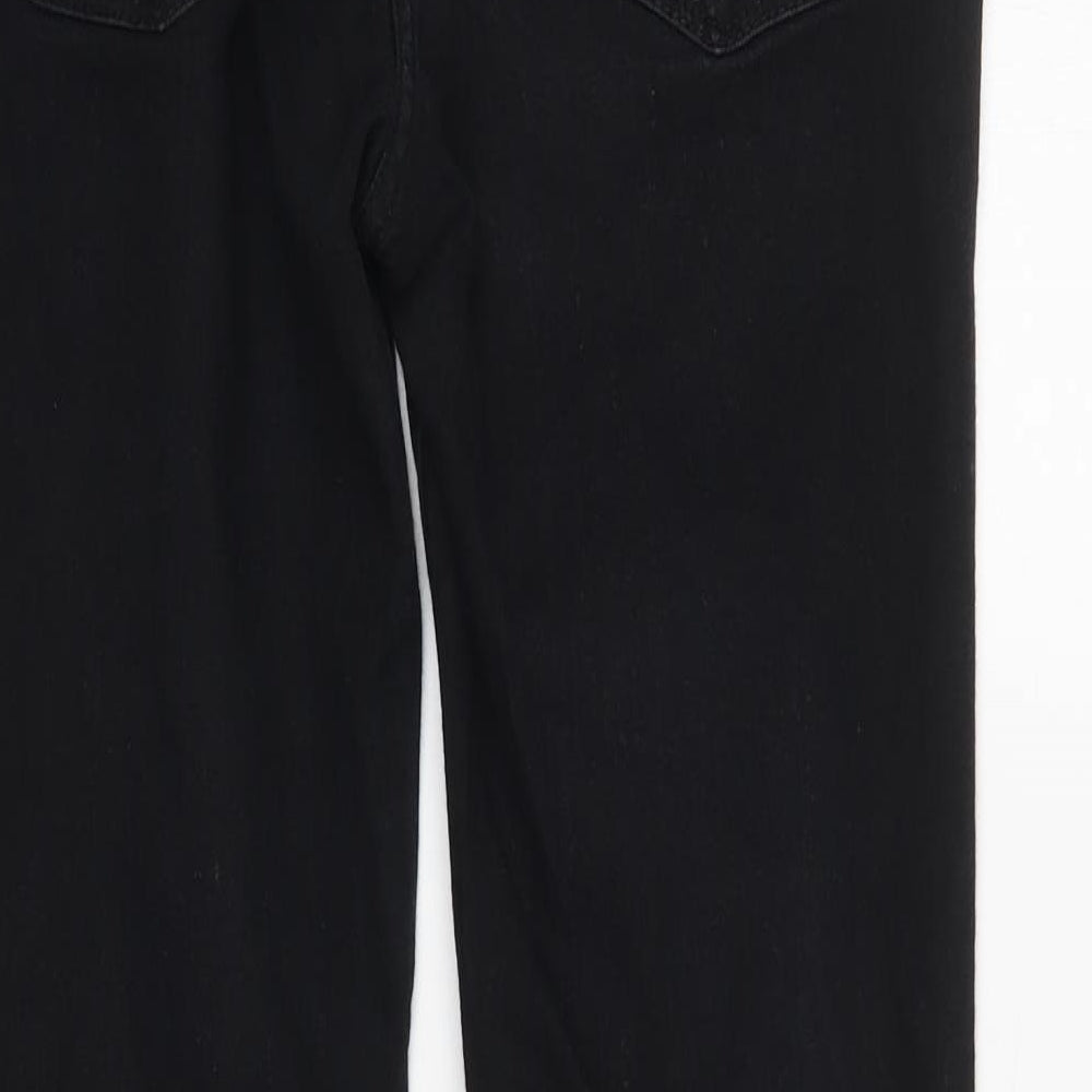 NEXT Womens Black  Denim Skinny Jeans Size 12 L29 in