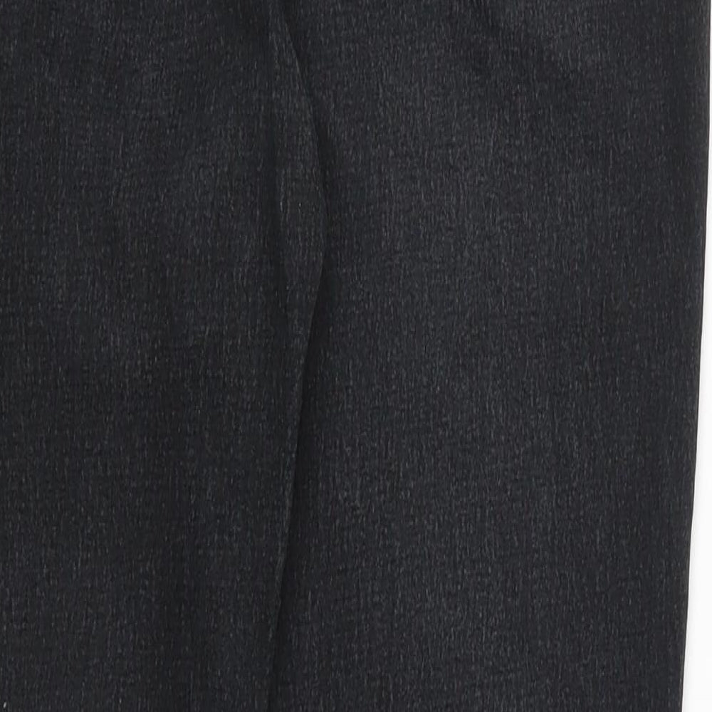 Diane Gilman Womens Black  Denim Straight Jeans Size 10 L28 in