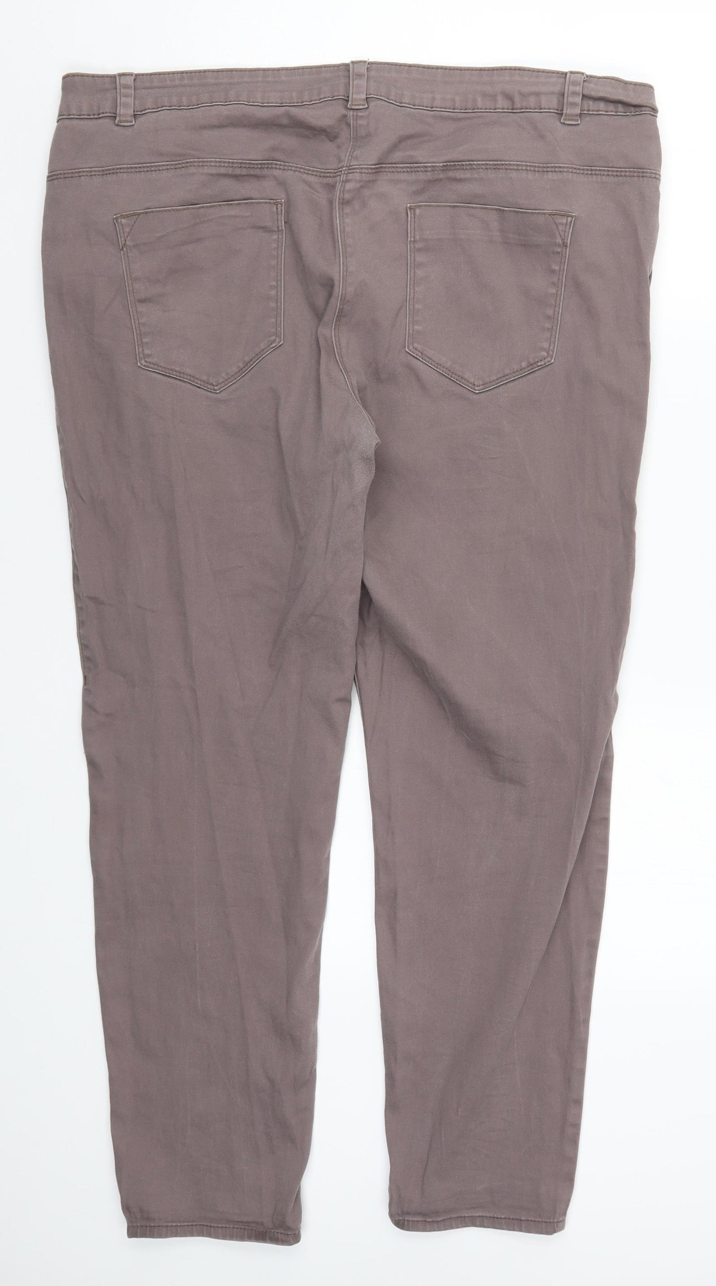 George Womens Grey  Denim Skinny Jeans Size 18 L28 in