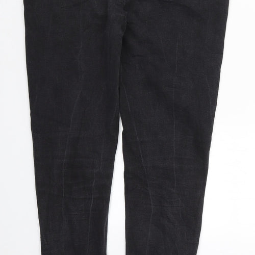 Promod Womens Black  Denim Skinny Jeans Size 34 in L29.5 in