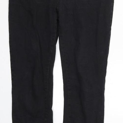 Flash Jeans Womens Black  Denim Skinny Jeans Size 16 L29.5 in