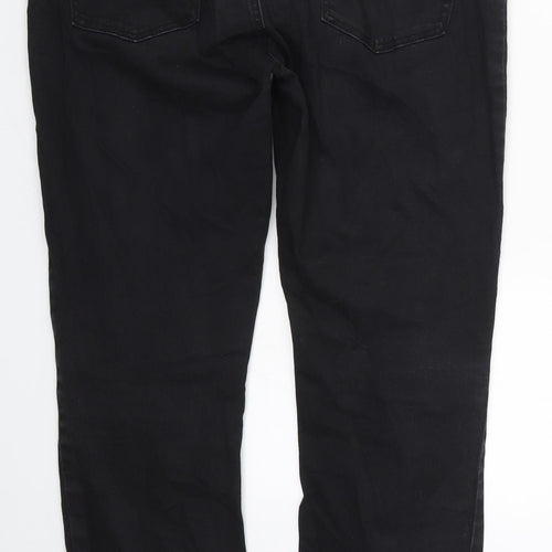 Flash Jeans Womens Black  Denim Skinny Jeans Size 16 L29.5 in