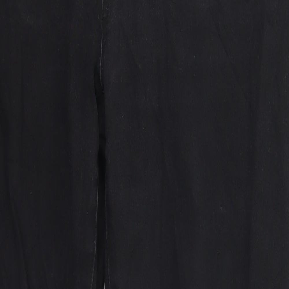 Flash Jeans Womens Black  Denim Skinny Jeans Size 16 L29.5 in