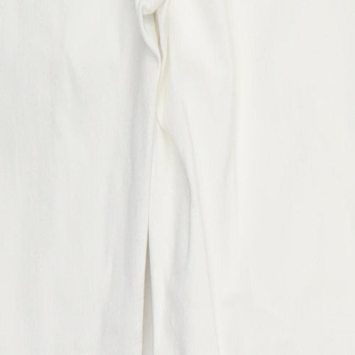 Marks and Spencer Womens White  Denim Skinny Jeans Size 8 L25 in