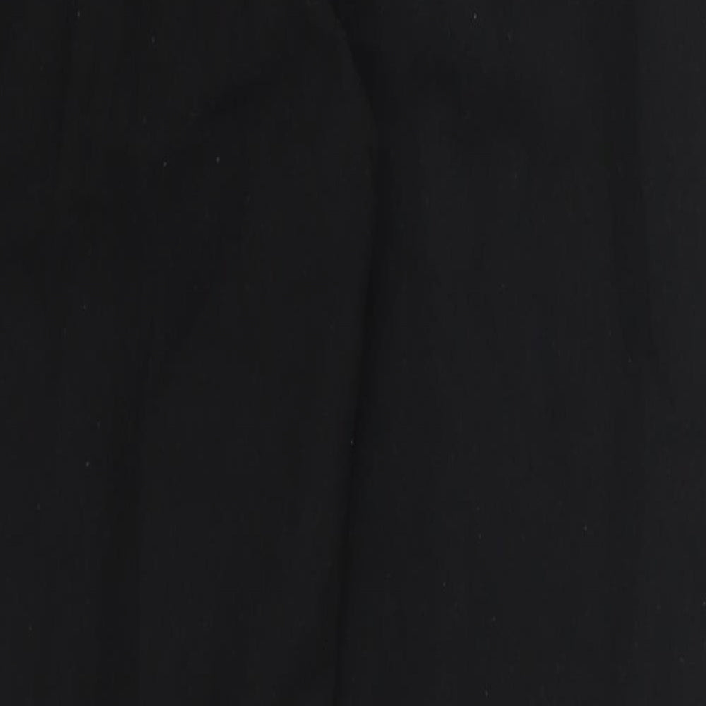 Preworn Womens Black   Trousers  Size 16 L28 in