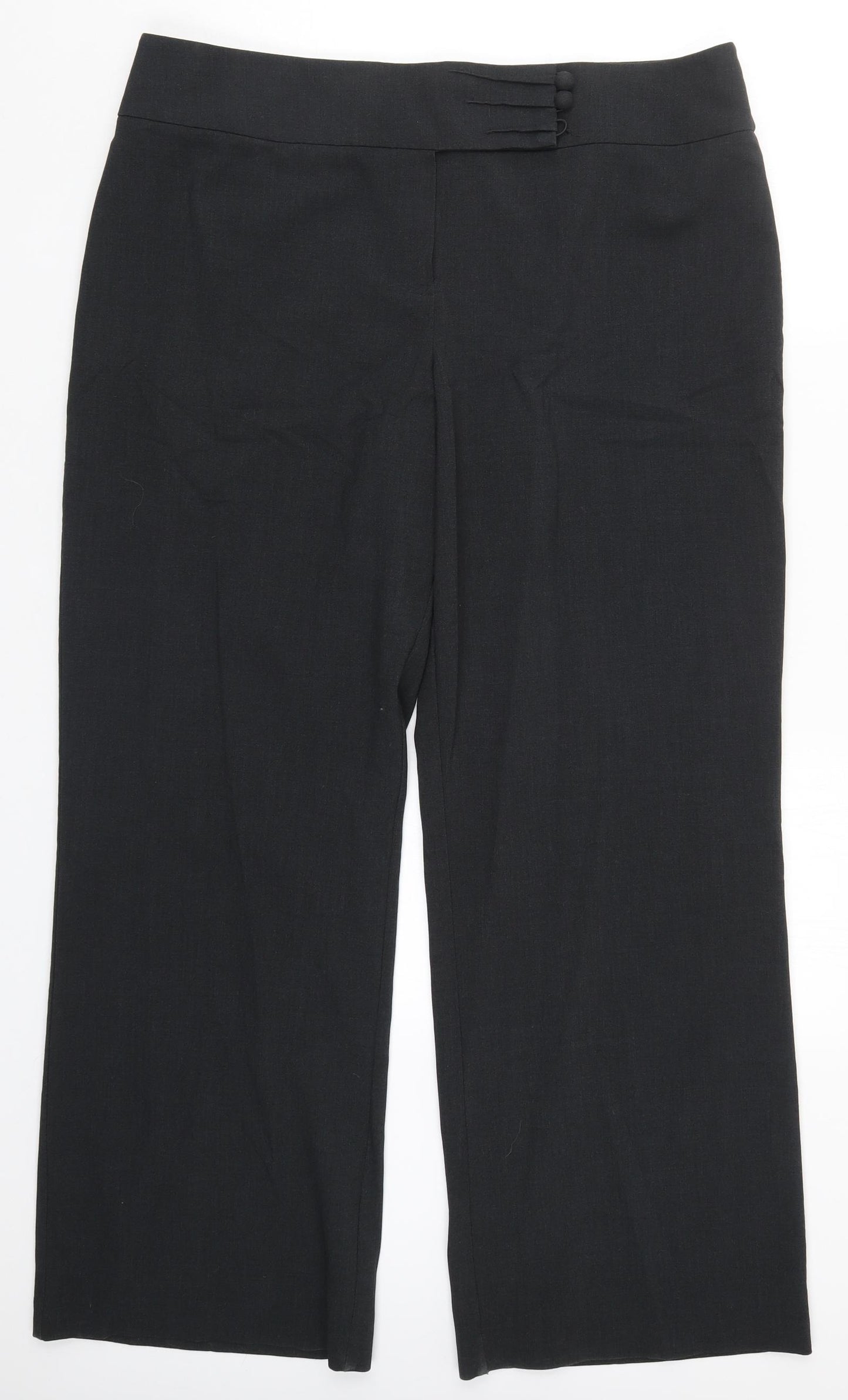 Marks and Spencer Womens Grey   Trousers  Size 18 L30 in