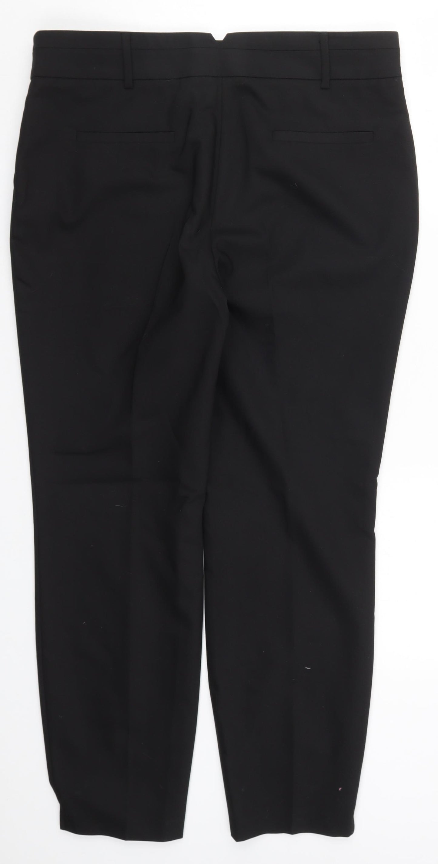Papaya Womens Black   Trousers  Size 16 L27 in