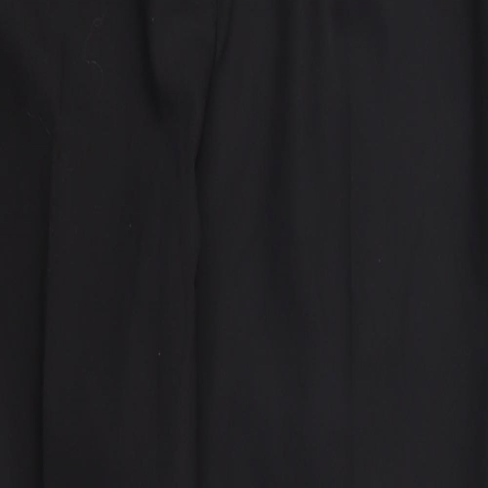 Papaya Womens Black   Trousers  Size 16 L27 in