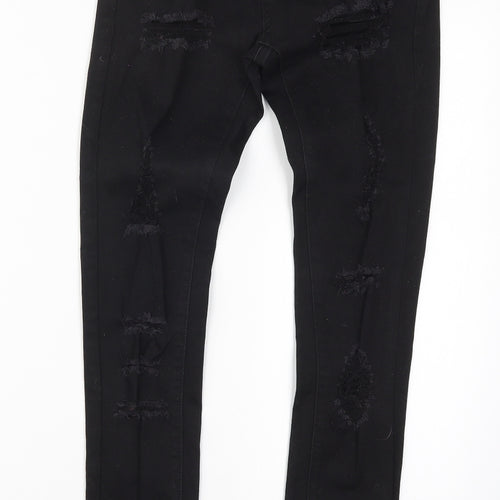 The Rocking Rev Womens Black  Denim Skinny Jeans Size 26 in L28 in