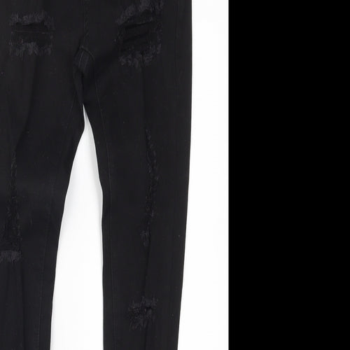 The Rocking Rev Womens Black  Denim Skinny Jeans Size 26 in L28 in