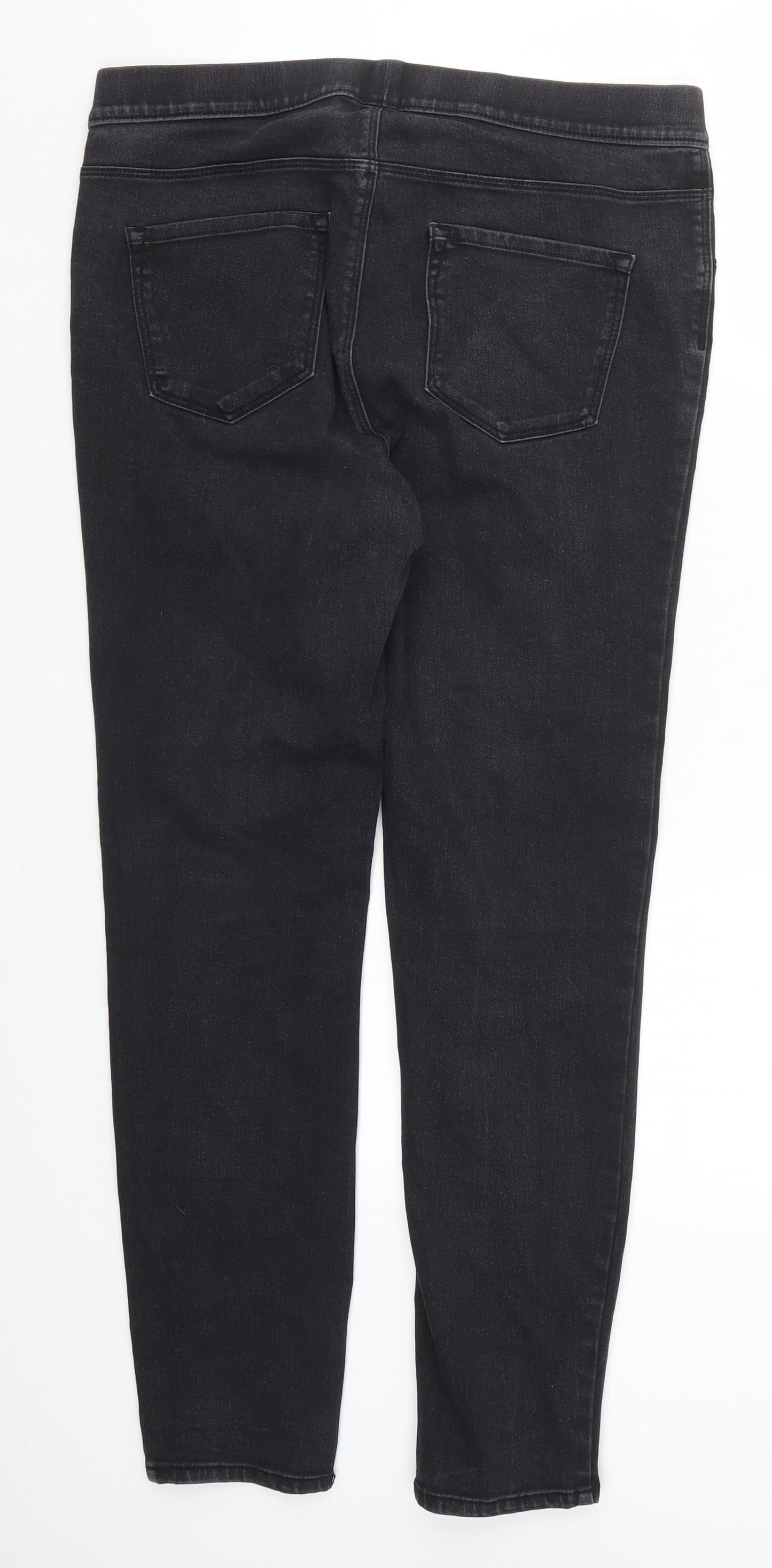 George Womens Grey  Denim Jegging Jeans Size 14 L27 in
