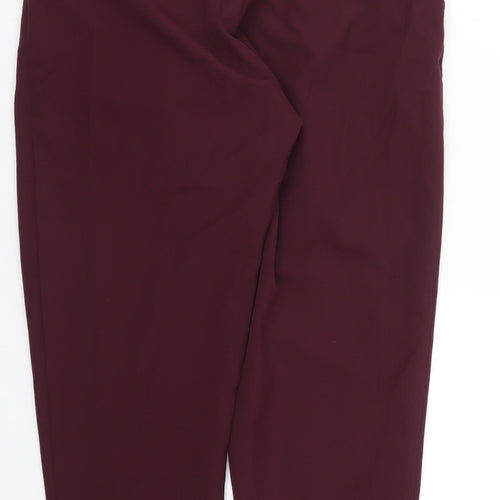 NEXT Womens Purple   Trousers  Size 12 L26 in - Plum Coloured