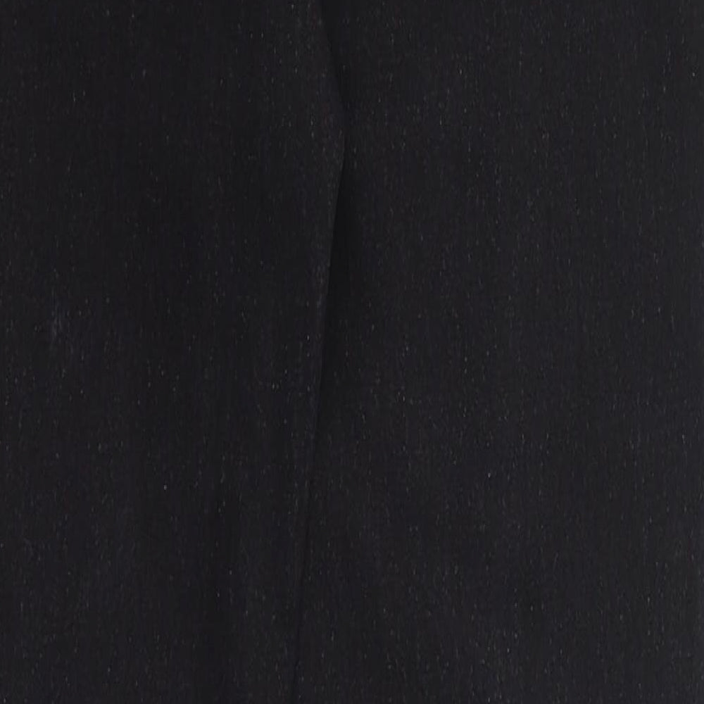 Diane Gilman Womens Black  Denim Straight Jeans Size 10 L29 in