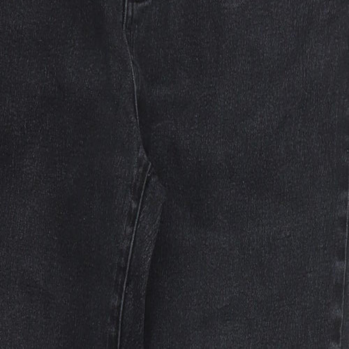 Diane Gilman Womens Black  Denim Straight Jeans Size 10 L27 in
