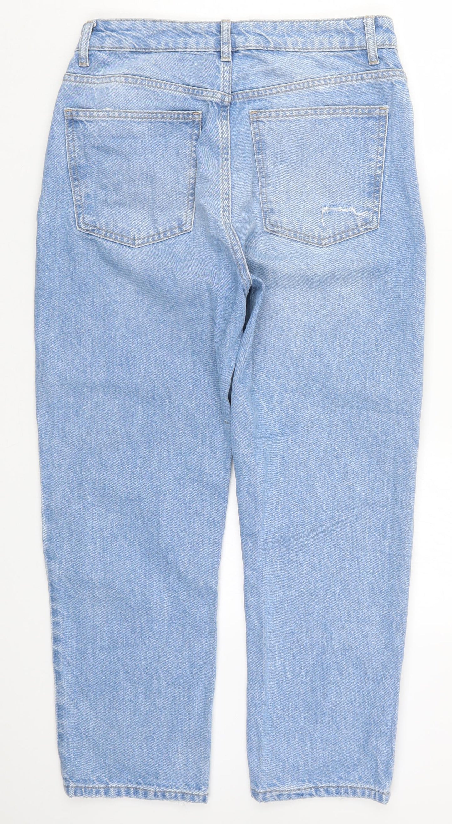 Denim Co Womens Blue  Denim Straight Jeans Size 14 L25 in