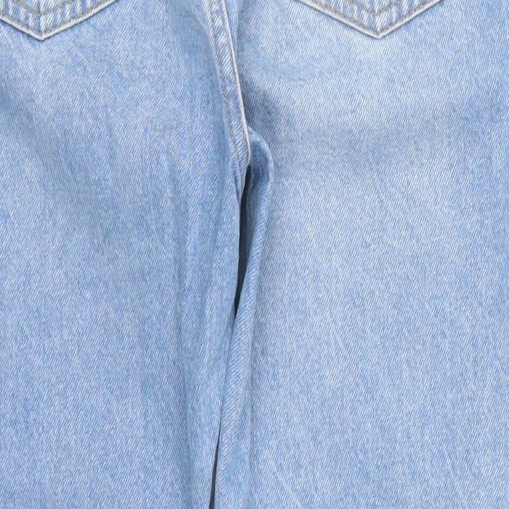 Denim Co Womens Blue  Denim Straight Jeans Size 14 L25 in