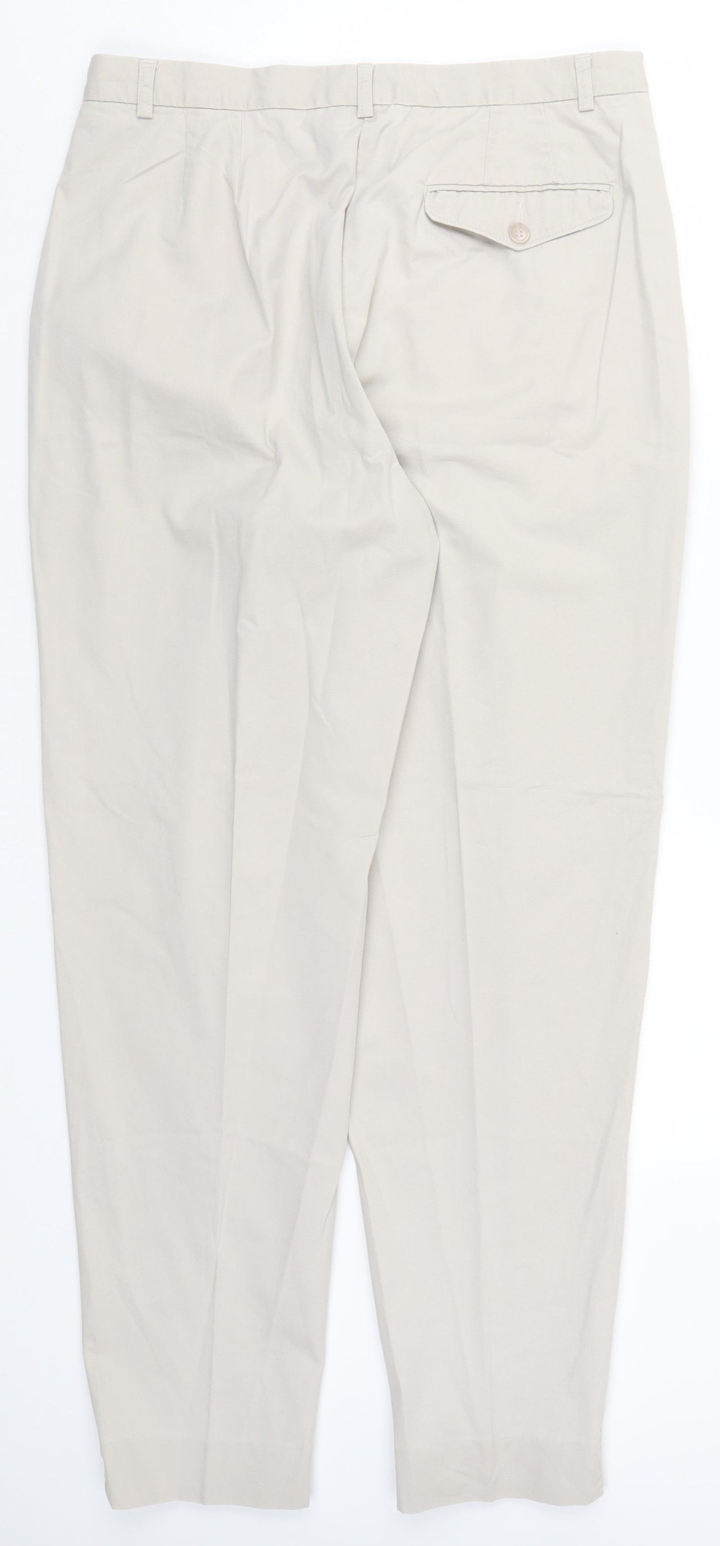 Ladies Breeches Womens Beige   Trousers  Size 16 L29 in