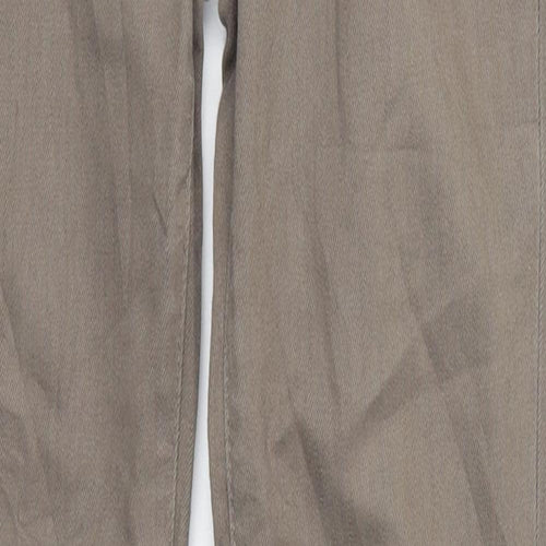 Zara Womens Green  Denim Straight Jeans Size 8 L33 in - Khaki Colour