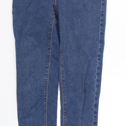Preworn Womens Blue  Denim Skinny Jeans Size 6 L26 in