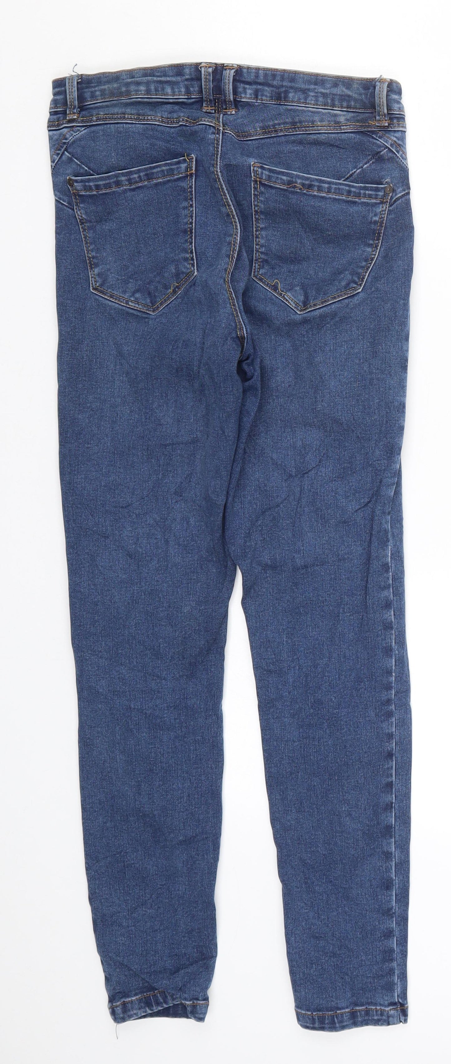 Preworn Womens Blue  Denim Skinny Jeans Size 6 L26 in