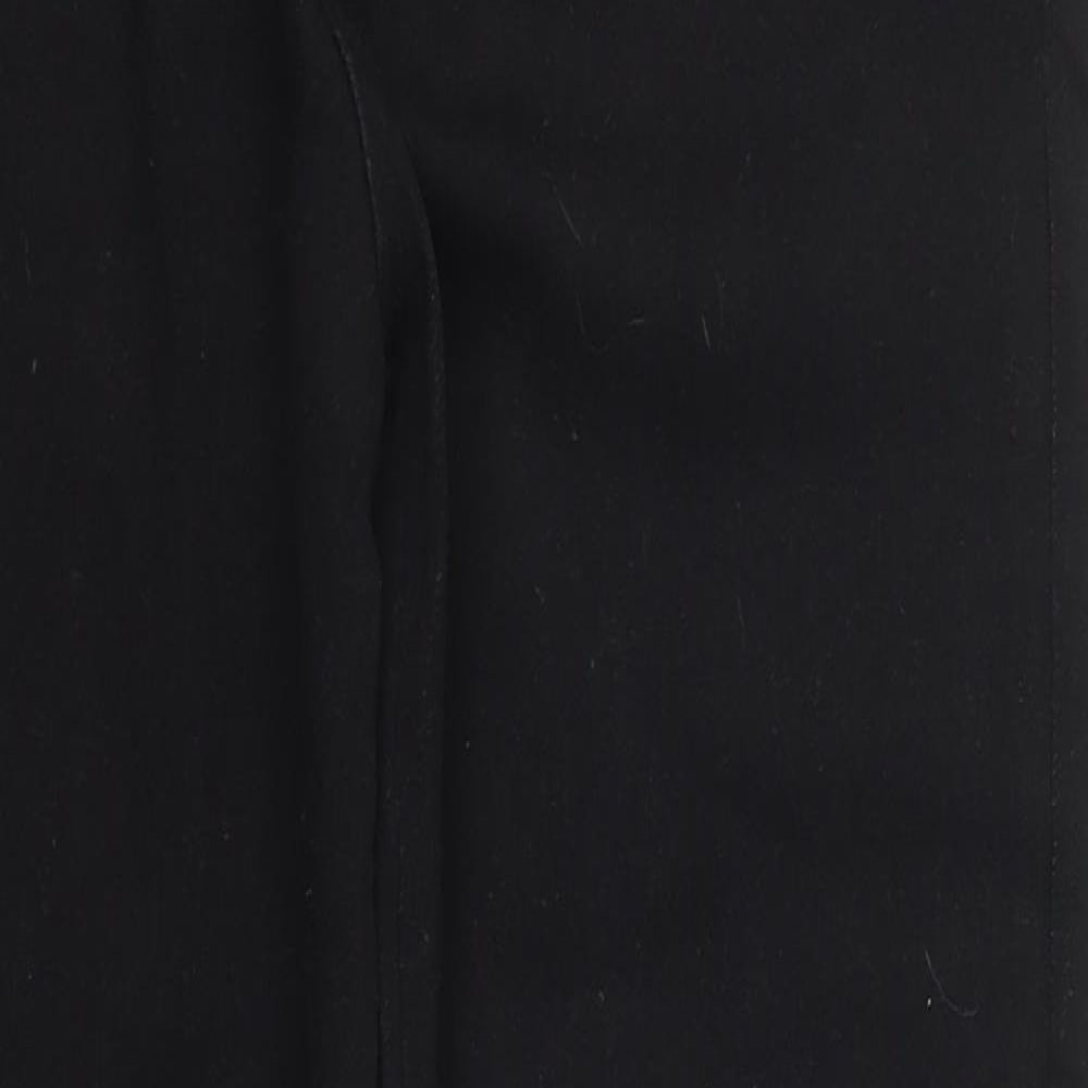 Diane Gilman Womens Black  Denim Straight Jeans Size 10 L28 in