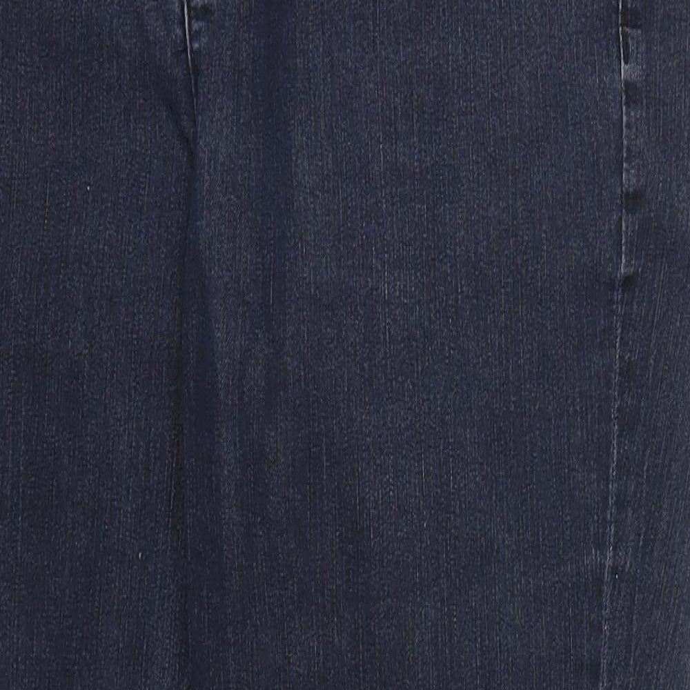 Women with Control Womens Blue  Denim Skinny Jeans Size 12 L26 in