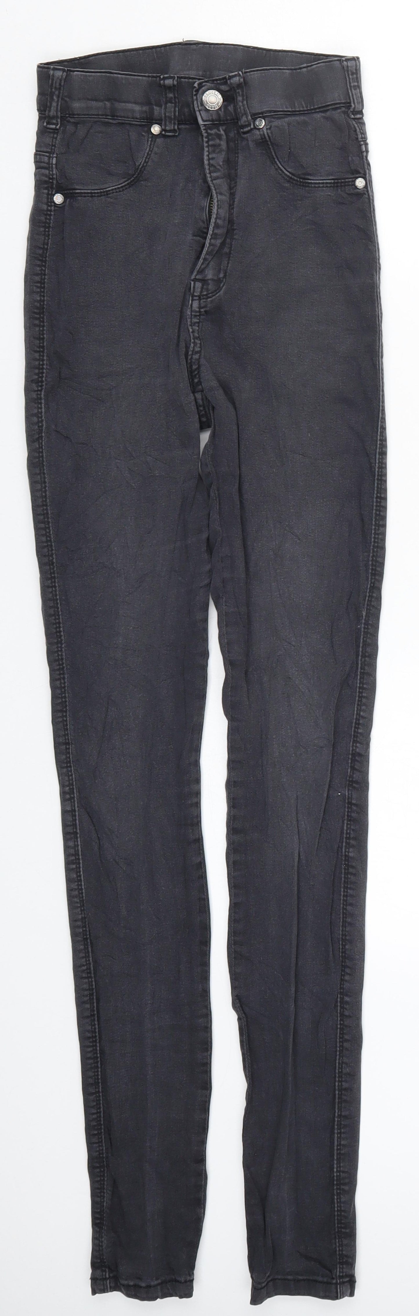 Dr Denim Womens Grey  Denim Skinny Jeans Size 23 in L30 in