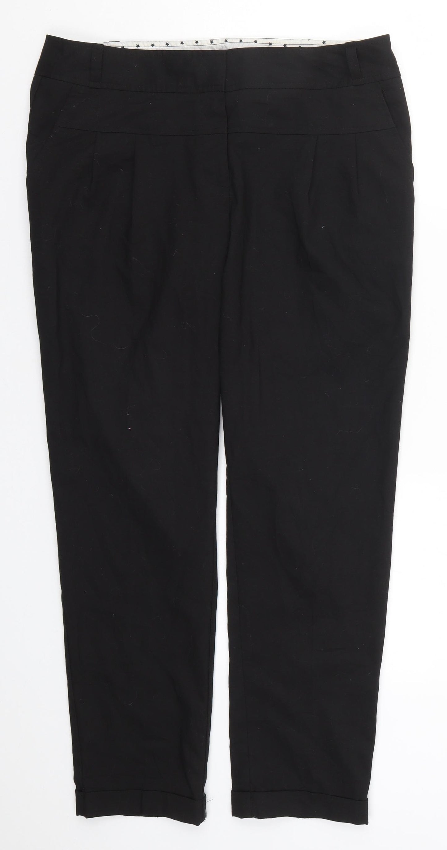 NEXT Womens Black   Trousers  Size 32 in L27 in