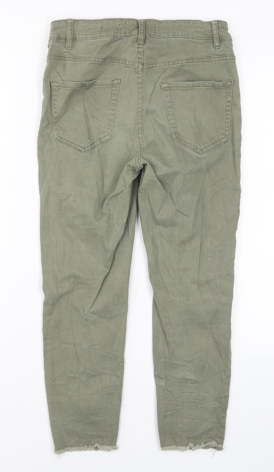 New Look Womens Green  Denim Skinny Jeans Size 10 L21 in