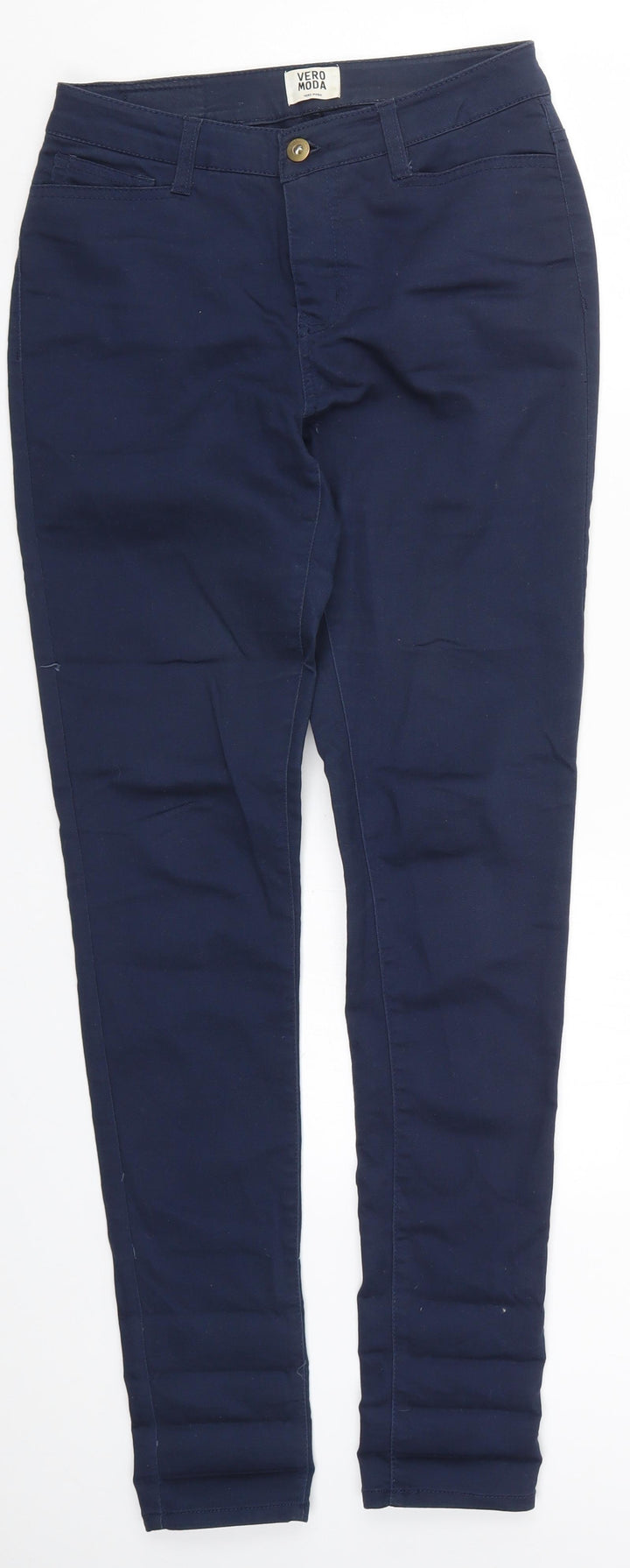 VERO MODA Womens Blue Denim Skinny Jeans Size 26 in L32 in