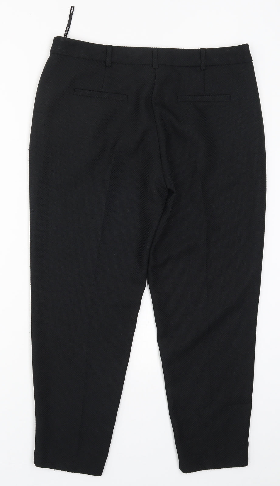 Dorothy Perkins Womens Black   Cropped Trousers Size 12 L25 in