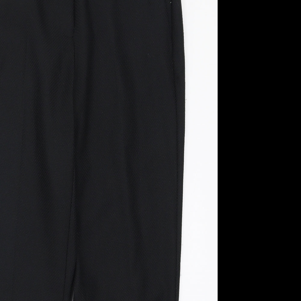 Dorothy Perkins Womens Black   Cropped Trousers Size 12 L25 in