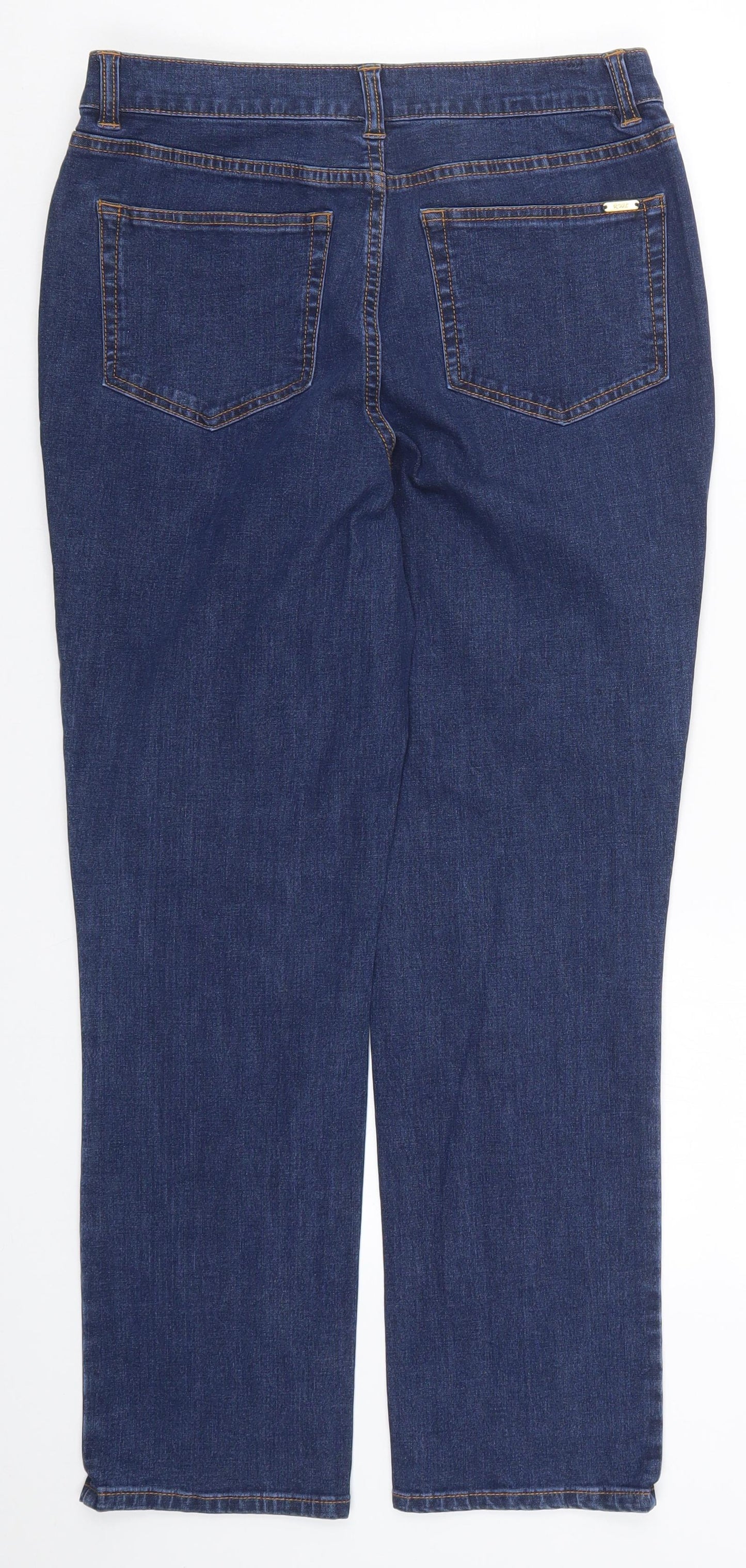 Ruth Langsford Womens Blue  Denim Straight Jeans Size 30 in L27 in