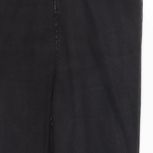 New Look Womens Black  Denim Skinny Jeans Size 14 L27 in