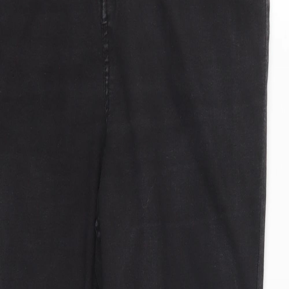 New Look Womens Black  Denim Skinny Jeans Size 14 L27 in