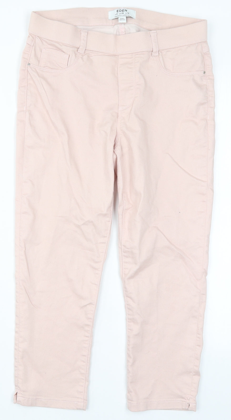 Dorothy Perkins Womens Pink  Denim Jegging Jeans Size 10 L22 in