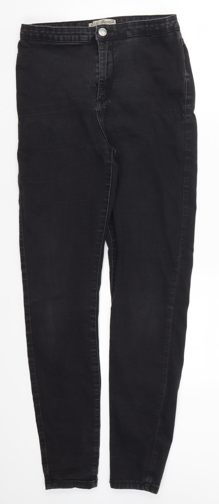 Denim Co Womens Black Denim Skinny Jeans Size 10 L28 in
