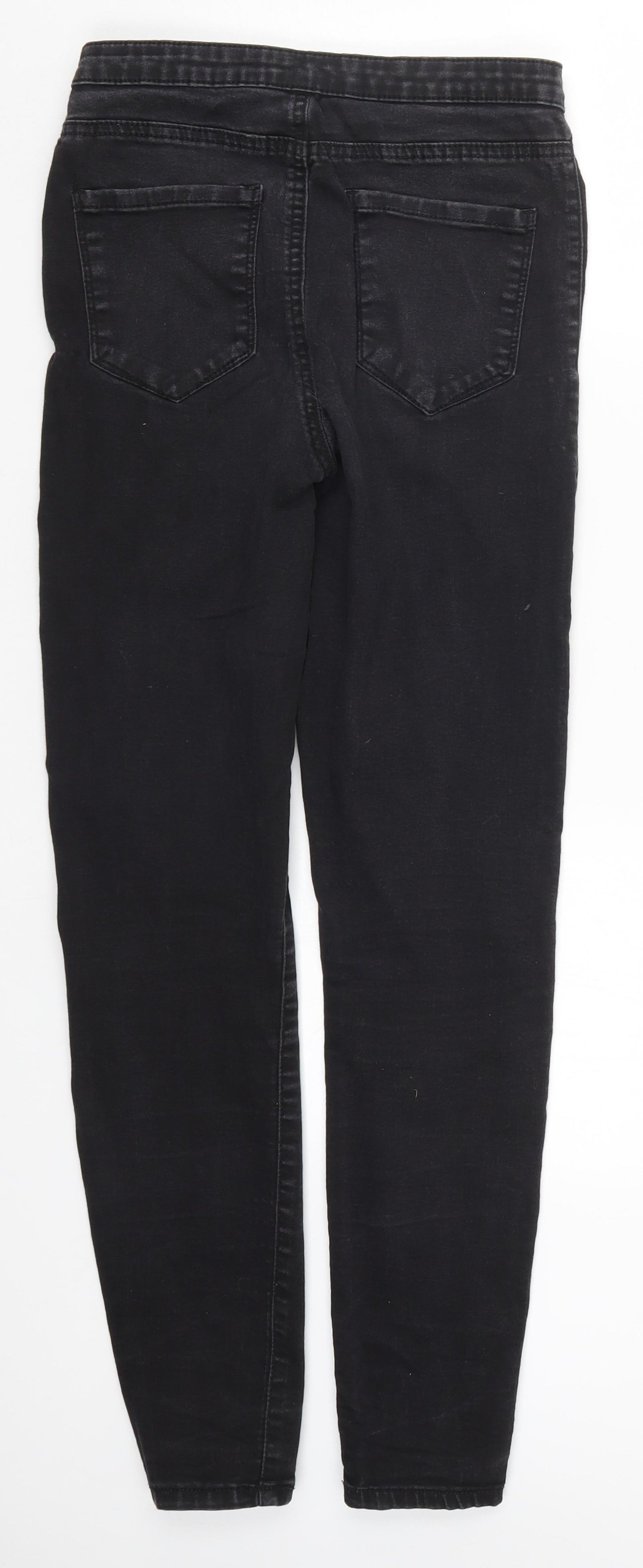 Denim Co Womens Black  Denim Skinny Jeans Size 10 L28 in