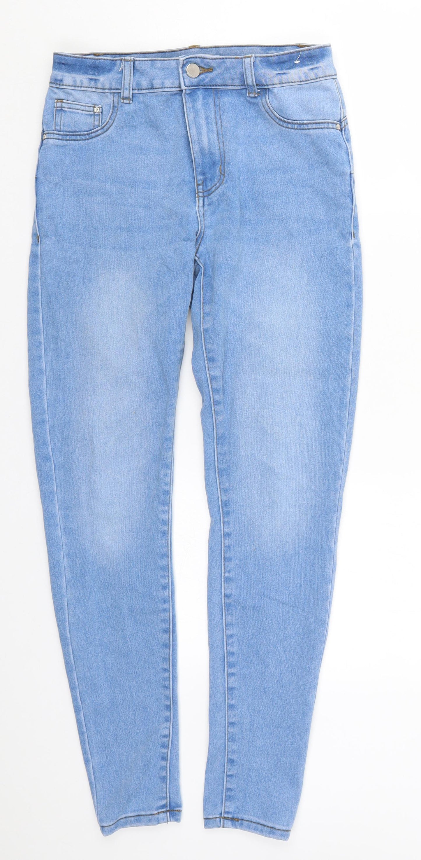 Denim Co Womens Blue  Denim Skinny Jeans Size 10 L28 in