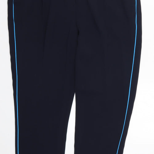 Topshop Womens Blue   Trousers  Size 14 L26.5 in