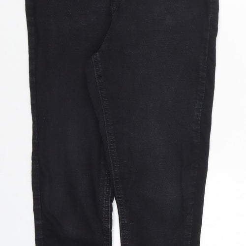 F&F Womens Black  Denim Skinny Jeans Size 10 L24 in