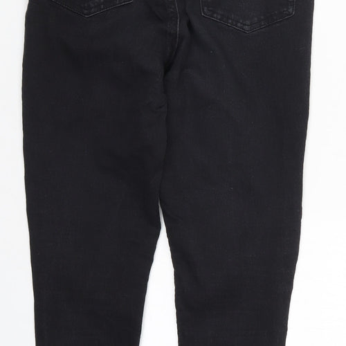 F&F Womens Black  Denim Skinny Jeans Size 10 L24 in
