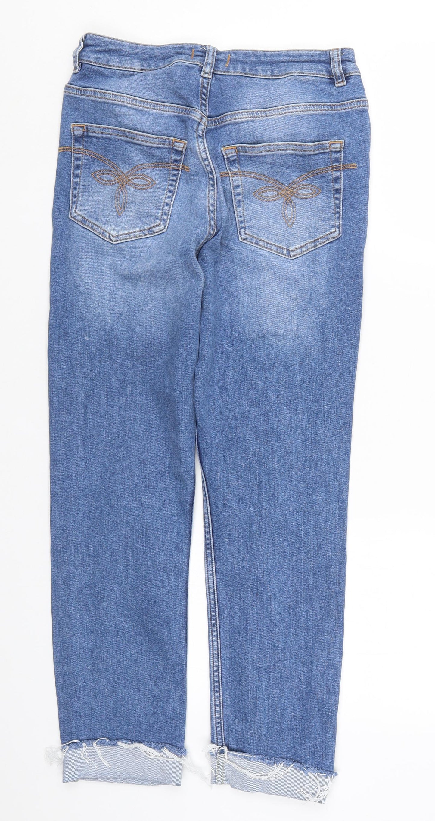 Ted Baker Womens Blue  Denim Straight Jeans Size 26 in L25 in