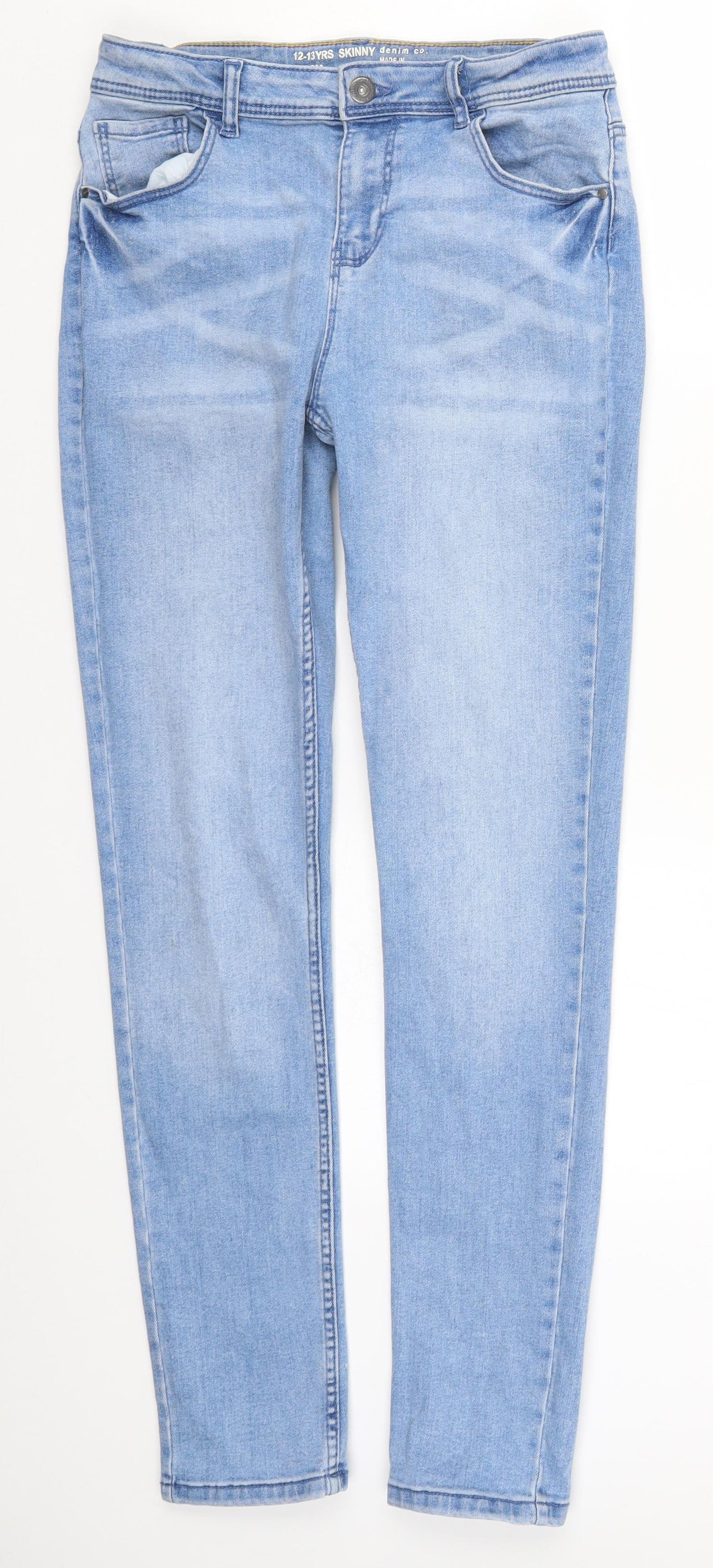 Denim Co Boys Blue  Denim Skinny Jeans Size 12-13 Years