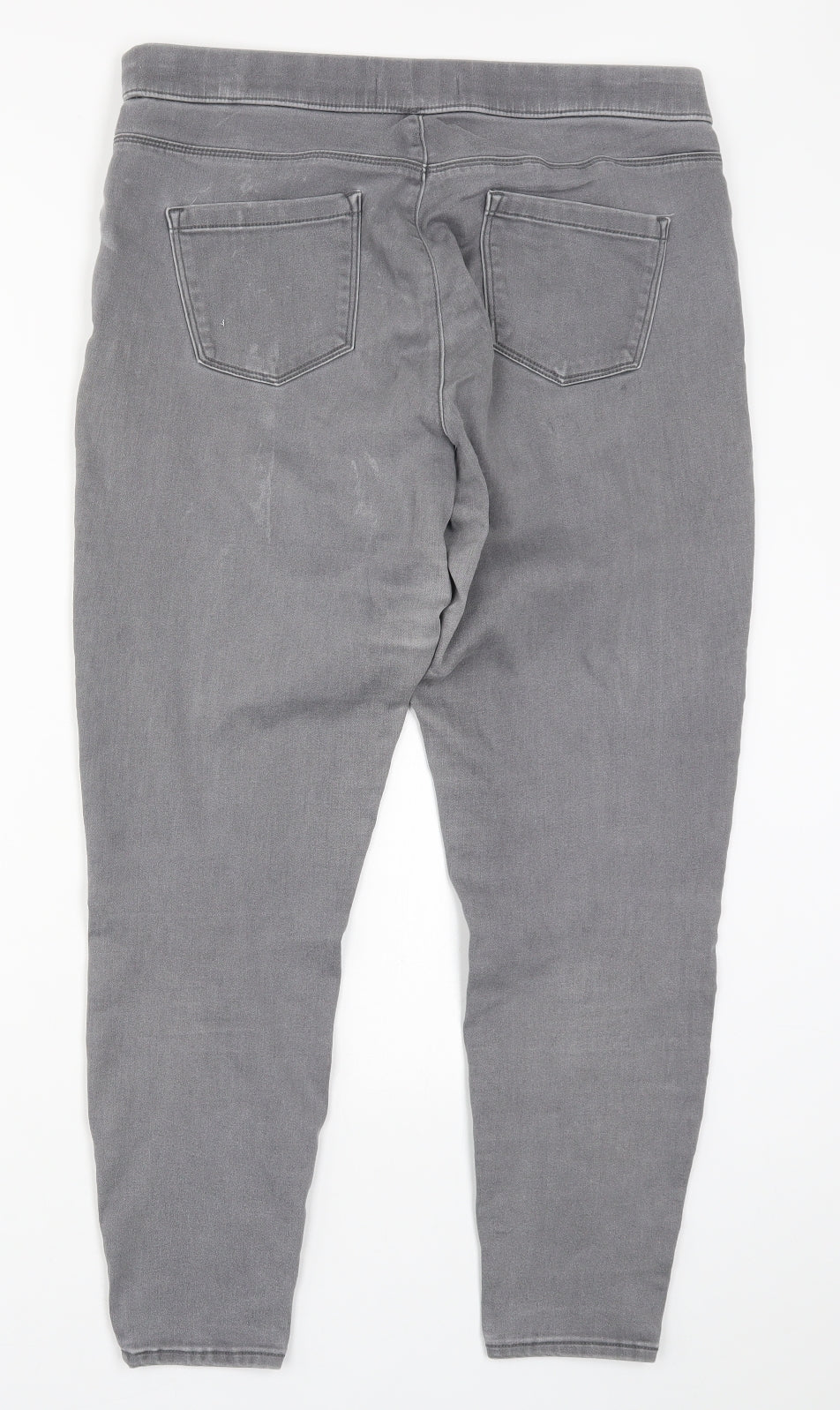 George Womens Grey  Denim Jegging Jeans Size 16 L28 in