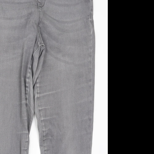 George Womens Grey  Denim Jegging Jeans Size 16 L28 in